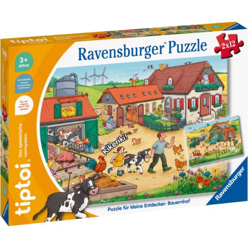 Ravensburger tiptoi Puzzle für kleine Entdecker: Bauernhof