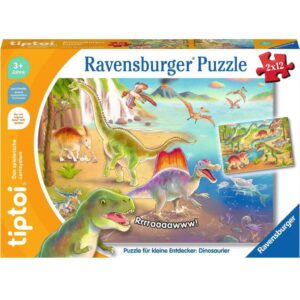 Ravensburger tiptoi Puzzle für kleine Entdecker: Dinosaurier