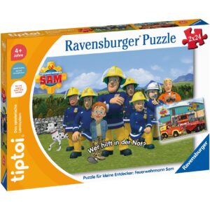 Ravensburger tiptoi Puzzle für kleine Entdecker: Feuerwehrmann Sam