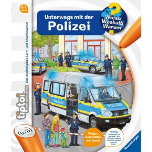 Ravensburger tiptoi Wieso? Weshalb? Warum? Unterwegs mit der Polizei