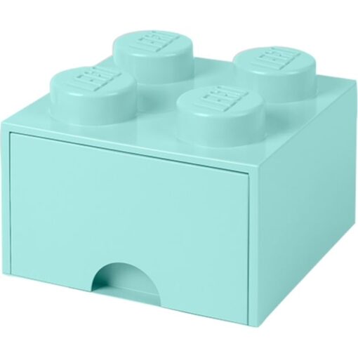 Room Copenhagen LEGO Brick Drawer 4 aquablau