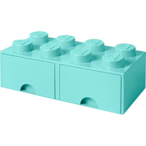 Room Copenhagen LEGO Brick Drawer 8 aquablau