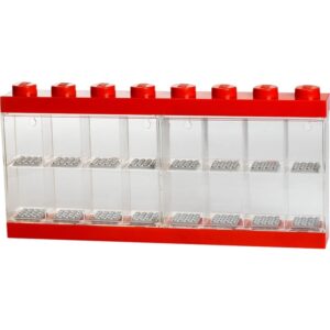 Room Copenhagen LEGO Minifiguren Display Case 16 rot