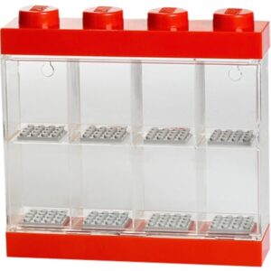 Room Copenhagen LEGO Minifiguren Display Case 8 rot