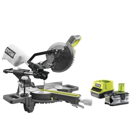 Ryobi ONE+ Akku-Kapp-und Gehrungssäge RMS18190-140G