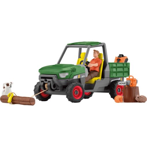 Schleich Farm World Waldbauer mit Fahrzeug