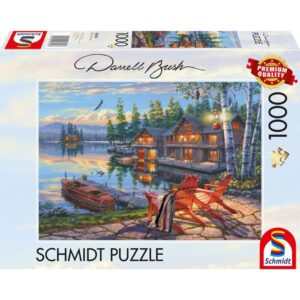 Schmidt Spiele Darrell Bush: Seeufer am Loon Lake