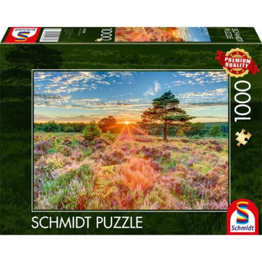 Schmidt Spiele Heide im Sonnenuntergang