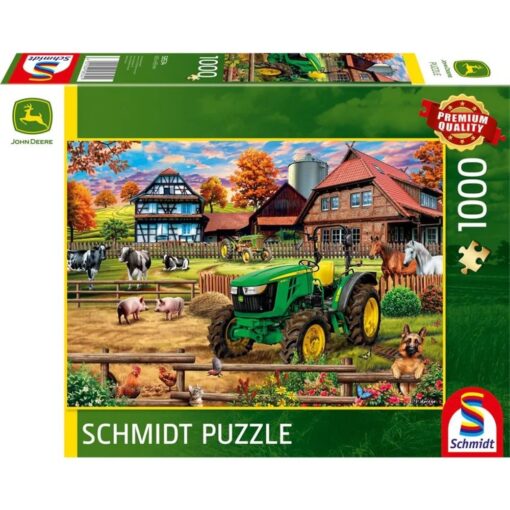 Schmidt Spiele John Deere: Bauernhof mit Traktor 5050E