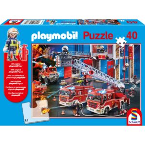 Schmidt Spiele Puzzle PLAYMOBIL Feuerwehr