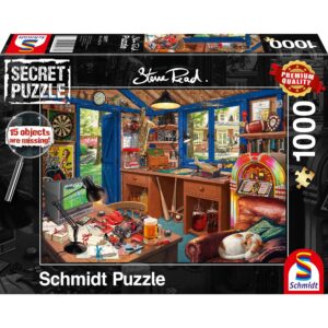 Schmidt Spiele Steve Read: Secret Puzzle - Vaters Werkstatt