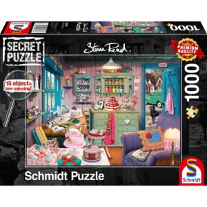 Schmidt Spiele Steve Read: Secret Puzzles - Großmutters Stube