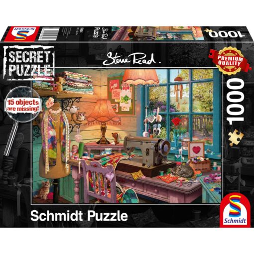 Schmidt Spiele Steve Read: Secret Puzzles - Im Nähzimmer