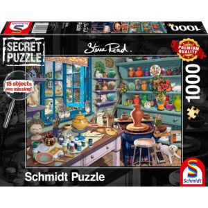 Schmidt Spiele Steve Read: Secret Puzzles - Künstler-Atelier