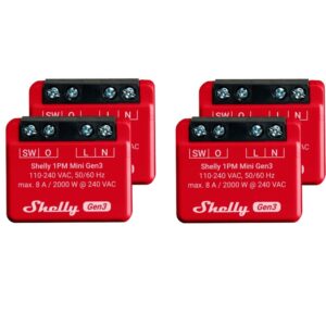 Shelly Plus 1 PM Mini Gen3 Sparpack