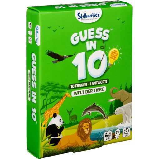 Spin Master Guess in 10 - Ratespiel "Welt der Tiere"