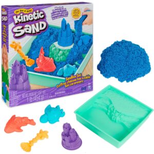 Spin Master Kinetic Sand - Sandbox Set blau