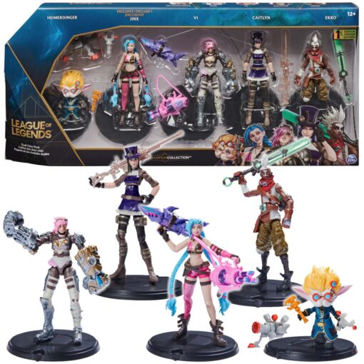 Spin Master League of Legends - 10cm Actionfiguren 5er Pack