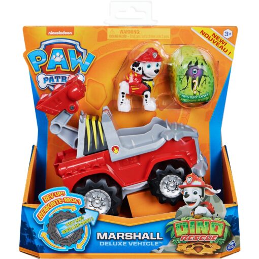 Spin Master Paw Patrol Dino Rescue Deluxe Fahrzeug Marshall