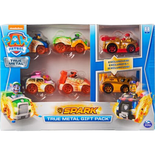 Spin Master Paw Patrol True Metal Spark Geschenkset