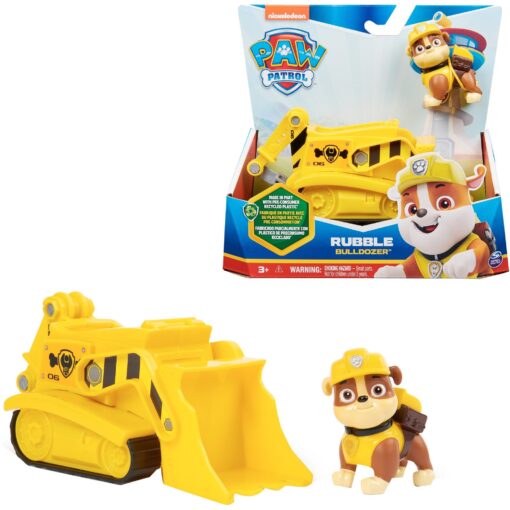 Spin Master Paw Patrol - Baustellen-Fahrzeug mit Rubble-Figur