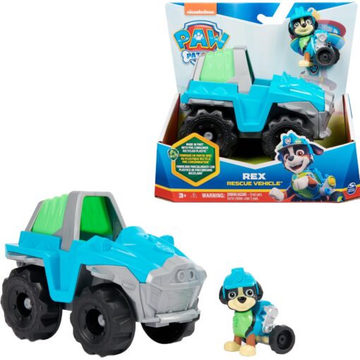 Spin Master Paw Patrol - Dinosaurier-Rettungsfahrzeug mit Rex-Figur