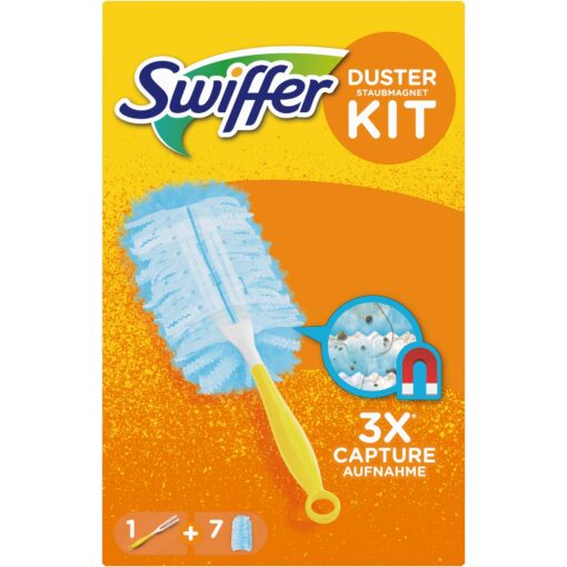 Swiffer Staubmagnet Starterset (Griff + 7 Tücher)