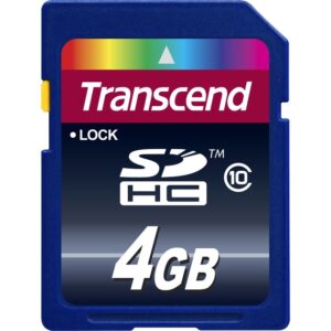 Transcend Secure Digital SDHC Card 4 GB