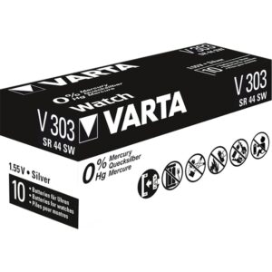 Varta Silberoxid-Knopfzelle 303