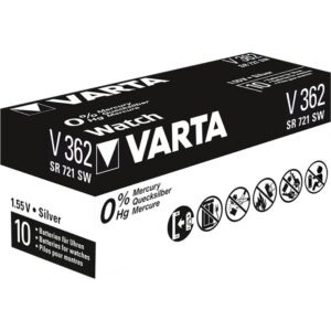 Varta Silberoxid-Knopfzelle 362