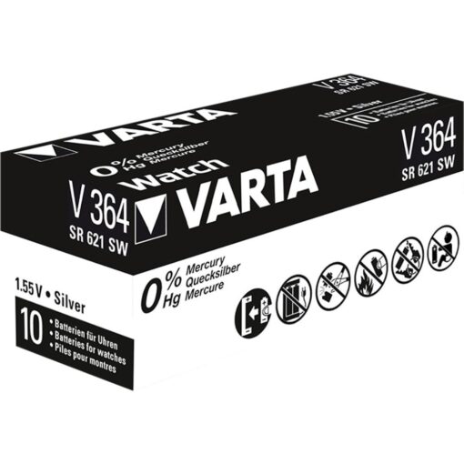 Varta Silberoxid-Knopfzelle 364