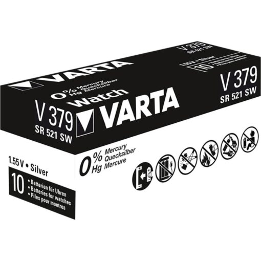 Varta Silberoxid-Knopfzelle 379