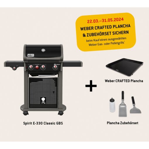 Weber Gasgrill Spirit E-330 Classic GBS Black