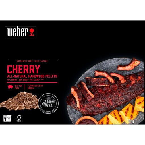 Weber Holzpellets Kirschholz