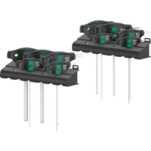 Wera 454/10 HF Set Imperial 1 Quergriff-Schraubendreher + Rack