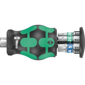 Wera Kraftform Kompakt Stubby Magazin 3 Bit-Satz