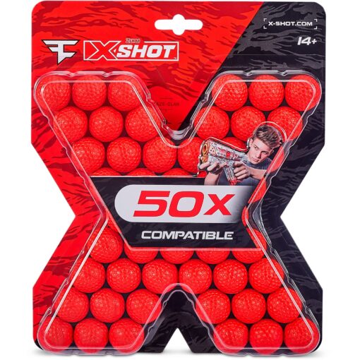 ZURU X-Shot FazeClan 50 Dart Balls Nachfüllpack