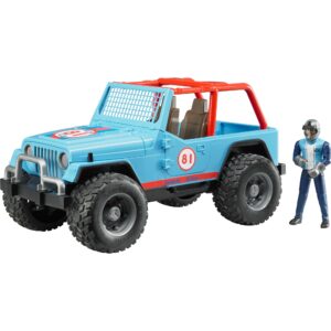 Bruder Jeep Cross Country Racer mit Rennfahrer