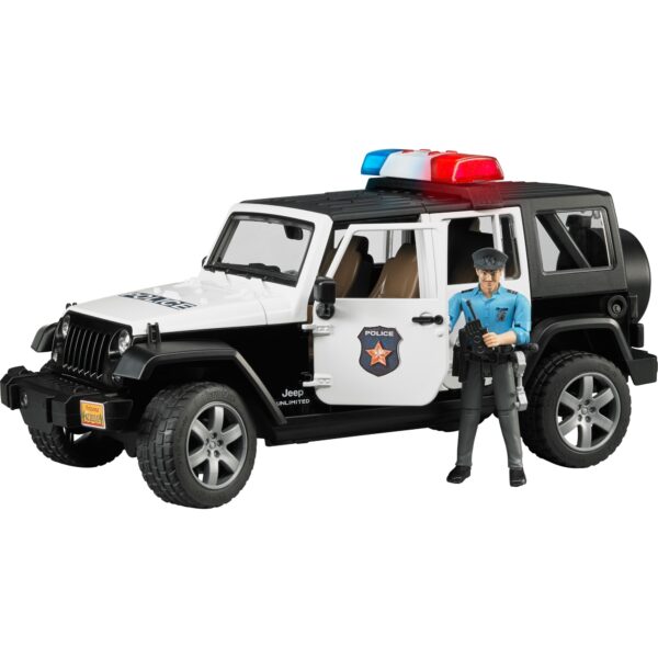 Bruder Jeep Wrangler Unlimited Rubicon Polizeifahrzeug