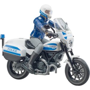 Bruder bworld Scrambler Ducati Polizeimotorrad