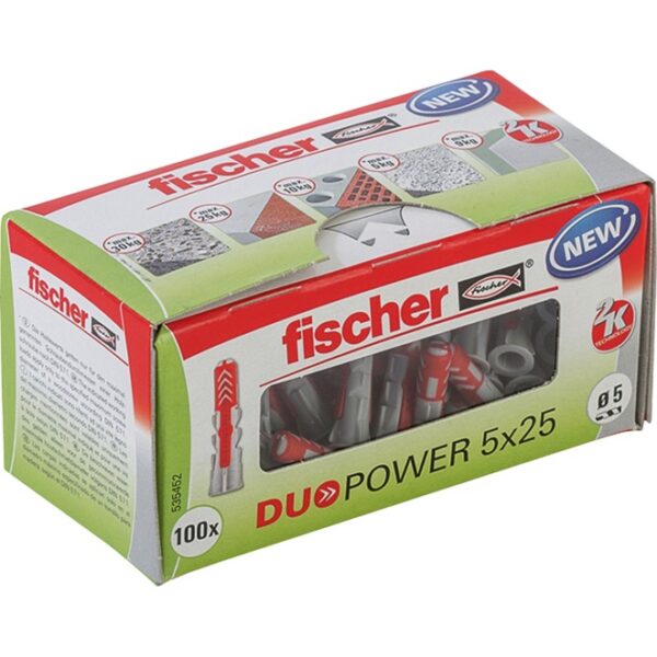 Fischer Dübel DUOPOWER 5x25 LD