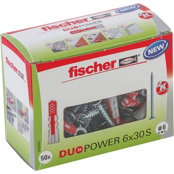 Fischer Dübel DUOPOWER 6x30 S LD