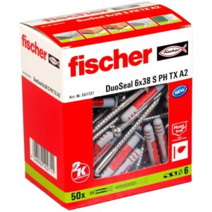 Fischer Dübel DuoSeal 6x38 S PH TX A2