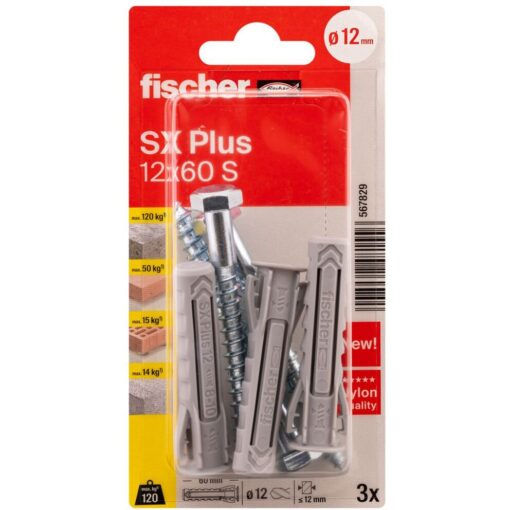 Fischer Dübel SX Plus 12x60 S K