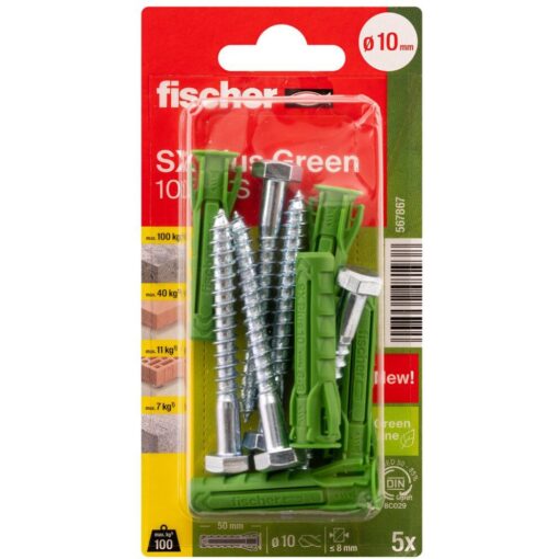 Fischer Dübel SX Plus Green 10x50 S K