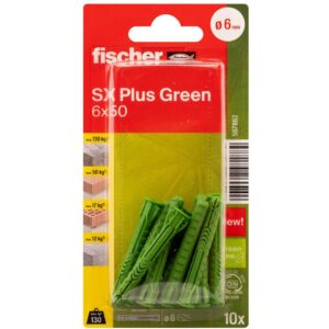 Fischer Dübel SX Plus Green 6x50 K