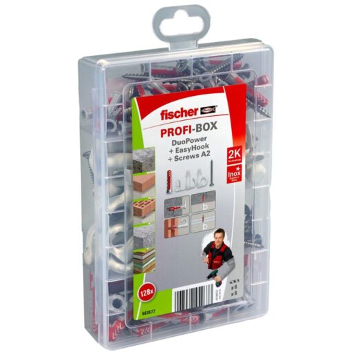 Fischer ProfiBox DuoPower + EasyHook + Schraube A2