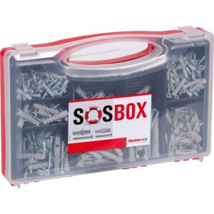 Fischer SOSBOX Dübel S + FU + Schrauben