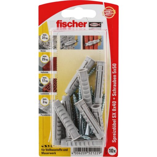 Fischer Spreizdübel SX 8x40 GKS K