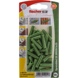 Fischer Spreizdübel SX GREEN 5x25 K